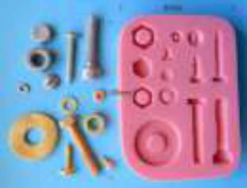 Nuts and Bolts Silicone Mould - Click Image to Close